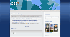 Desktop Screenshot of canadabb.org